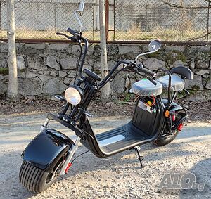 Електрически скутер EcoWay Чопър HR8-1 12A/h батерия черен