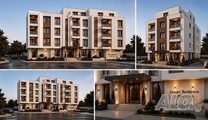 AZZURO Residence -Южен плаж гр. Приморско Едностаен апартамент 35 кв.м Тухла 2026 г. 2 етаж Първи жилищен | Апартаменти | 200м. от Въжения мост на Южен плаж гр.Приморско Приморско