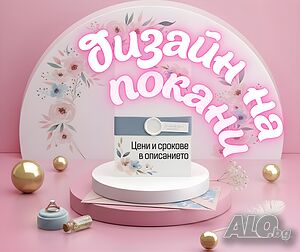 Евтин дизайн на сватбени покани, картички, печати, флаери, менюта, визитки, брандирани бонбони