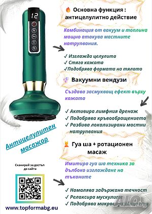 Професионален антицелулитен масажор