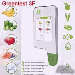 Нов Уред за измерване на нитрати в храната Greentest 3F, Плодове, Зеленчуци, Месо, Риба, Вода