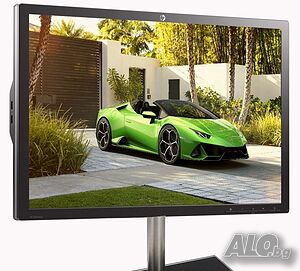 Качествен, Дизайнерски монитор HP ZR2740w. 27 инча, H-IPS матрица, W-LED, 2560x1440p, Премиум стойка