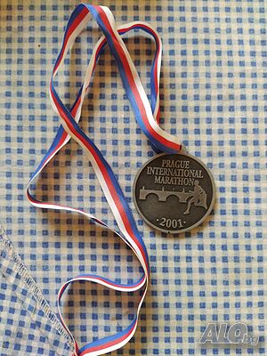 медал Маратон Прага Чехия