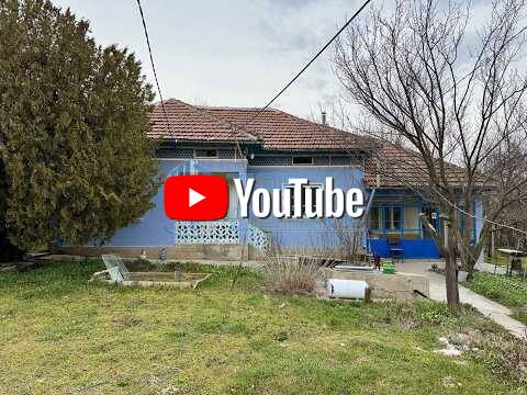 Здрава тухлена къща с кладенец и голям двор в село Павел, област Велико Търново