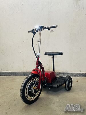 Електрическа Триколка За Възрастни Хора А2 500W - Червена