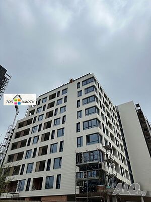 Двустаен апартамент 80 кв.м Тухла 2026 г. 13 етаж Последен етаж