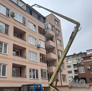 Поставяне на външна топлоизолация от автовишка, алпинисти и скеле в гр. София