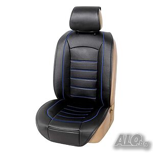 Калъф за седалка на МПС 3019 1 Брой - ЧерноСиньо