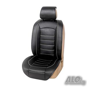 Калъф за седалка на МПС 3019 1 Брой - ЧерноСиво