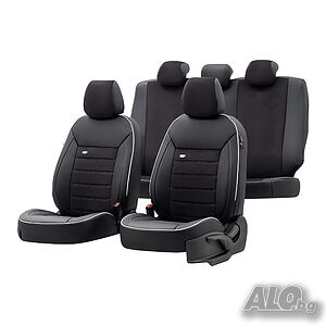 Тапицерия за седалки Otom Premium PRM118 (ЧерноБяло)