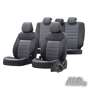 Тапицерия за седалки Otom Premium PRM104 (ЧерноСиво)