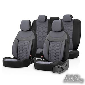 Тапицерия за седалки Otom Carbon CRB3404 (сивочерно)