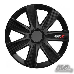 Тасове за джанти 13, 14, 15, 16 цола Versaco Carbon GTX - Black
