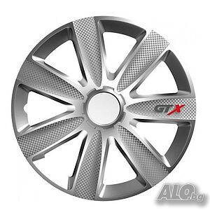 Тасове за джанти 13, 14, 15 цола Versaco Carbon GTX Silver