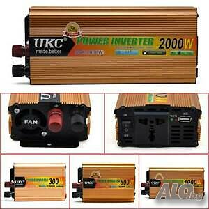 Инвертори 12V24V-220V,300w,500w,1000w,2000w,3000w