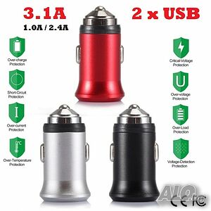 Зарядно за кола USB 12 24V