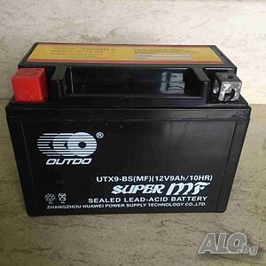 Мото акумулатор Outdo 12v 12A, 9A, 5A, 4A. Гелов, Сух