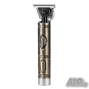 Тример за коса и брада Kemei KM-1974A, 5W, 1200 mAh, Бронз