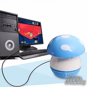 Лампа против комари с USB за дома и детската стая