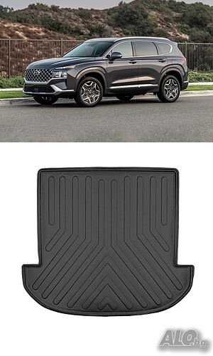 Стелка за багажник RizLine съвместима с Hyundai Santa Fe 2018-2023 Hibrid