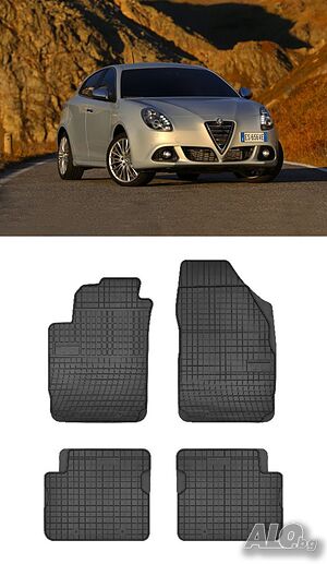 Гумени стелки Frogum съвместими с Alfa Romeo Fiat Lancia