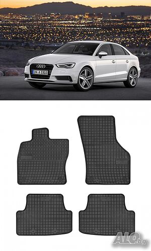 Гумени стелки Frogum за Audi A3 13-20 VW Golf VII 12-19 Seat Leon 3 12-20