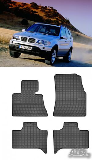 Гумени стелки Frogum съвместими с BMW X5 (E53) - (2000-2006)