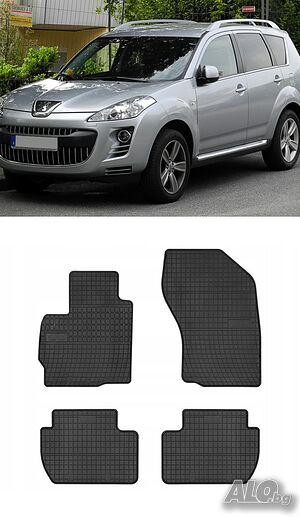 Гумени стелки Frogum съвместими с citroen c crosser mitsubishi outlander peugeot 4007