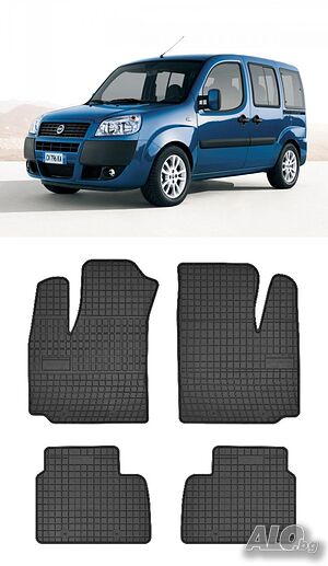 Гумени стелки Frogum съвместими с Fiat Doblo 2001 - 2008