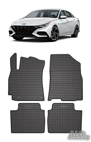 Гумени стелки Frogum съвместими с HYUNDAI Elantra VII Седан 2020+