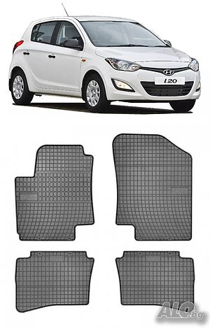 Гумени стелки Frogum съвместими с HYUNDAI I 20 (2008-2014)