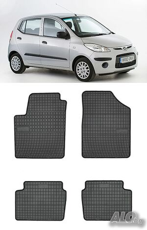 Гумени стелки Frogum съвместими с Hyundai i10 (2007-2013)