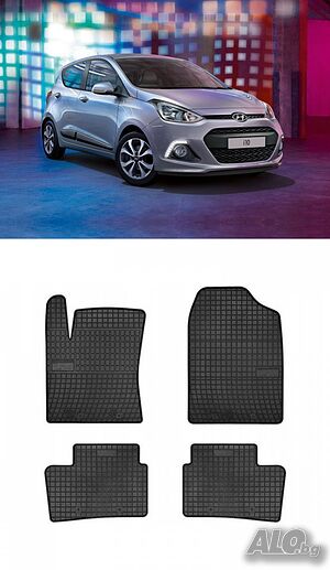 Гумени стелки Frogum съвместими с HYUNDAI I10 II 14-19