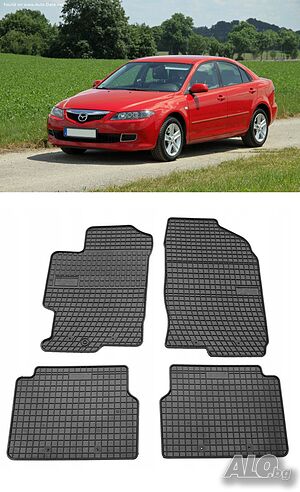 Гумени стелки Frogum съвместими с Mazda 6 I - (2002-2008)