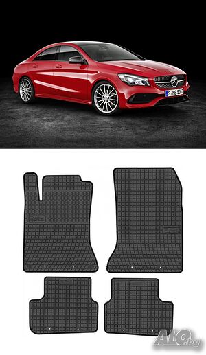 Гумени стелки Frogum съвместими с Mercedes-Benz CLA-Class C117 (2013-2019)