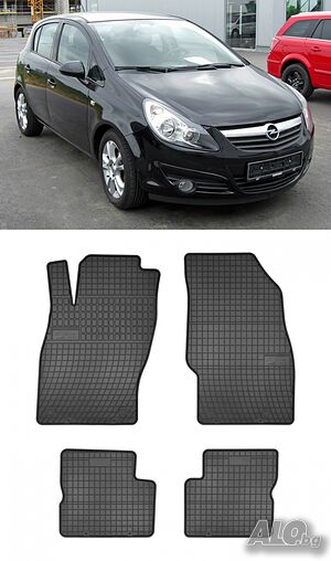 Гумени стелки Frogum за Opel Corsa D 06-14 Opel Adam 12-19