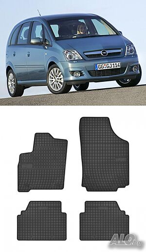 Гумени стелки Frogum съвместими с Opel Meriva - (2003-2010)
