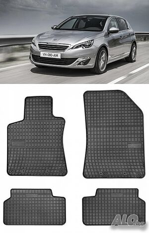 Гумени стелки Frogum съвместими с PEUGEOT 308 (2013+)