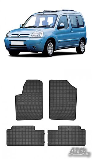 Гумени стелки Frogum стелки за Peugeot Partner, Citroen Berlingo I 1996-2008