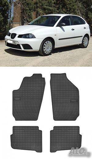 Гумени стелки Frogum съвместими с Skoda Fabia Seat Ibiza Seat Cordoba VW Polo VW Fox