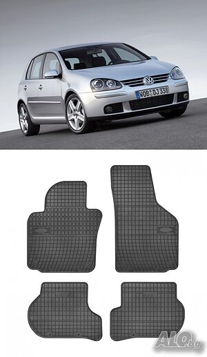 Гумени стелки Frogum съвместими с Skoda Octavia, Seat Leon, VW Golf V