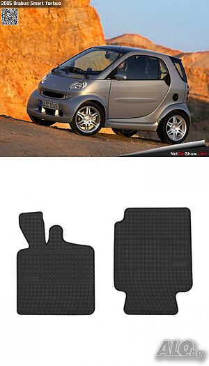 Гумени стелки Frogum съвместими с Smart ForTwo I - (1998-2007)