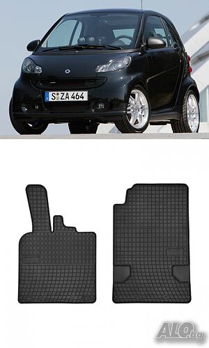 Гумени стелки Frogum съвместими с Smart ForTwo II (2007-2014)