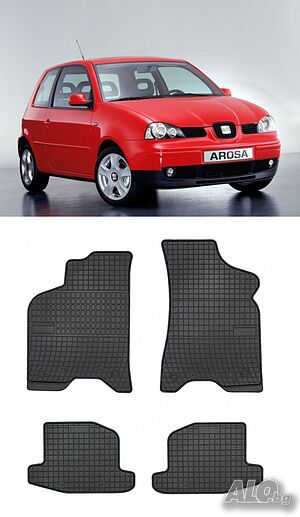 Гумени стелки Frogum съвместими с Volkswagen Lupo 98-05 Seat Arosa 97-05
