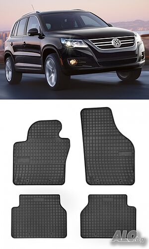 Гумени стелки Frogum съвместими с VW Tiguan - (2007-2015)
