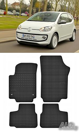 Гумени Стелки Frogum съвместими с VW UP (2011-)