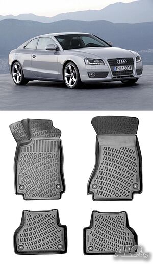 Гумени стелки RizLine съвместими с Audi A5 2007- 2016