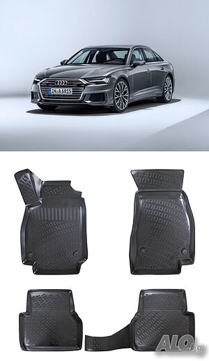 Гумени стелки RizLine съвместими с Audi A6 C8 2018-