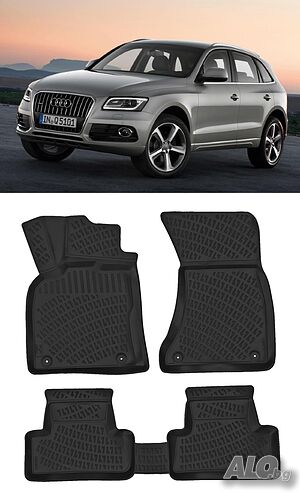 Гумени стелки RizLine съвместими с Audi Q5 09-17