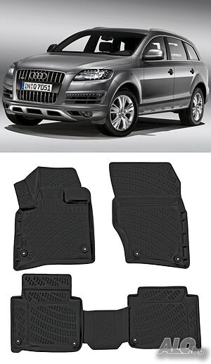 Гумени стелки RizLine съвместими с Audi Q7 05-15